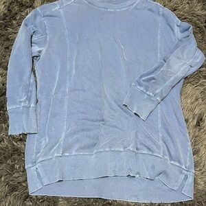 Maurices Blue Oversized Crewneck